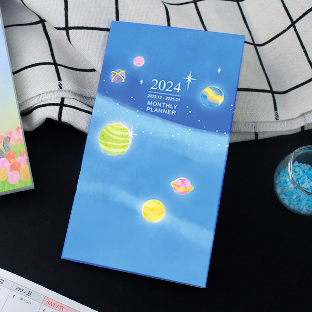 Chuyu 2024年60K月计划+笔记/日志手帐/行事历 - 笔记本/手帐 - 纸 多色