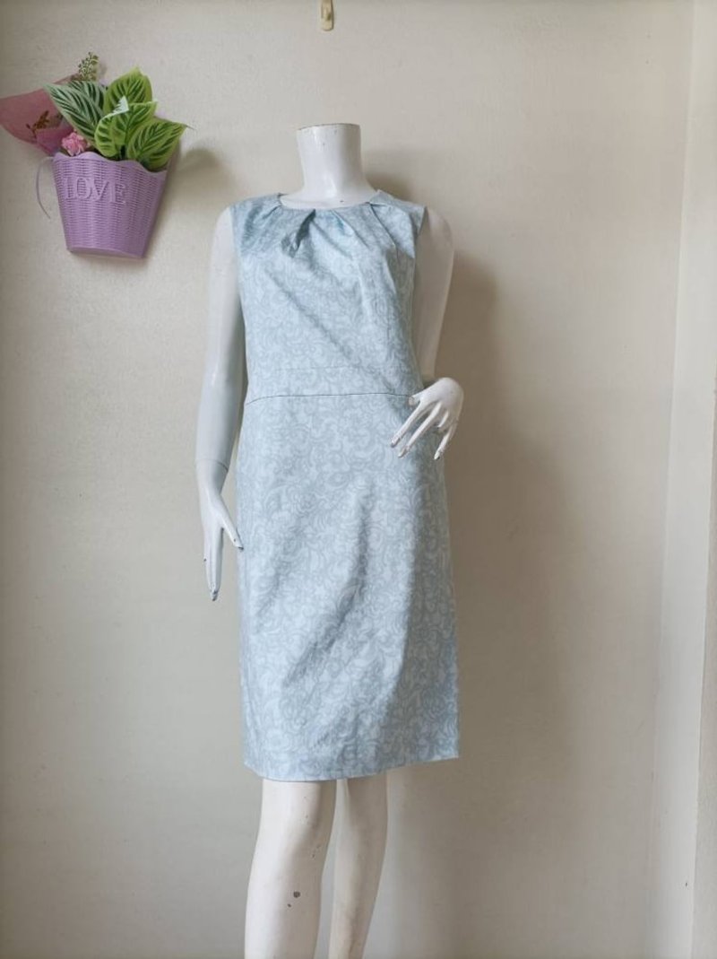 正品 LANVIN Collection 奢华设计师洋装 40 号 - 洋装/连衣裙 - 棉．麻 