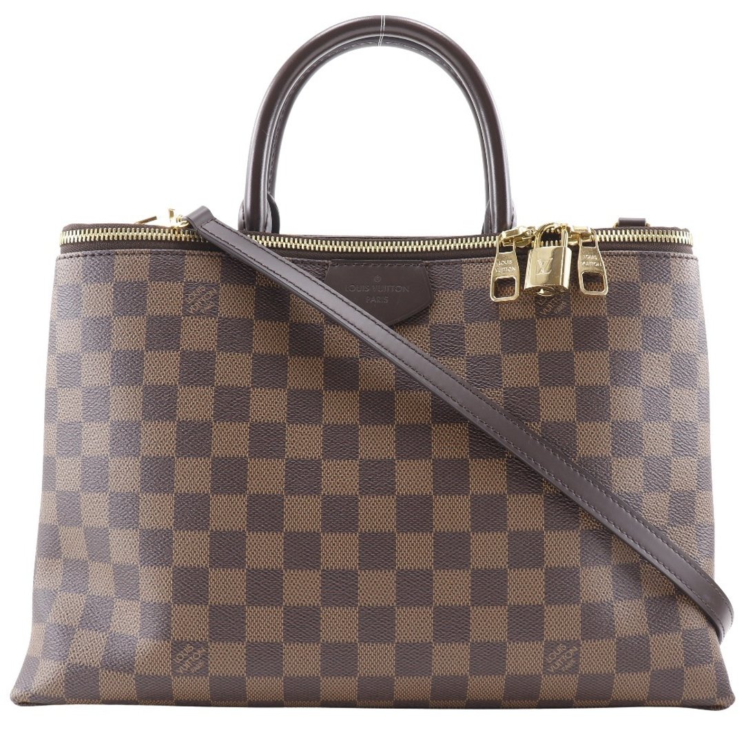 【日本直送】路易威登 LOUIS VUITTON Brompton 手提包 2WAY 肩背包 N41582 Damier 帆布 女性用【二手】 - 手提包/手提袋 - 人造皮革 咖啡色