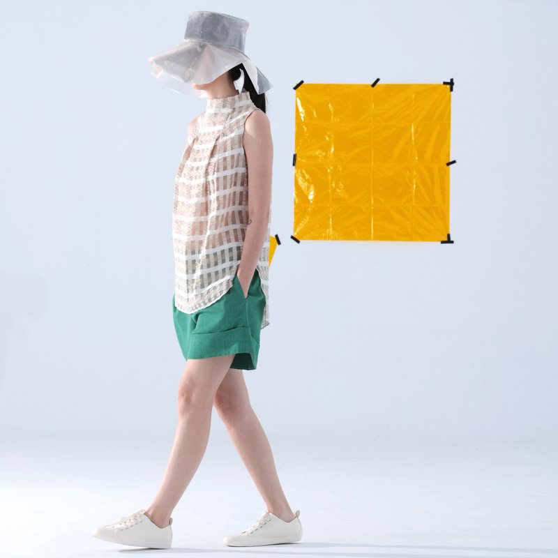 绿色棉麻小短裤(另有黑色与白色) - 女装短裤 - 其他材质 绿色