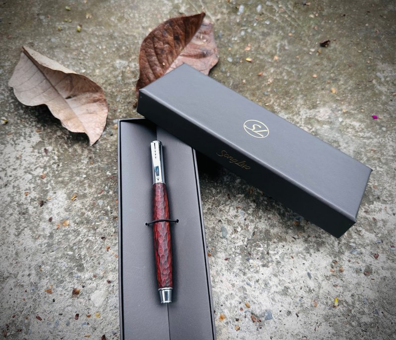 微凹黄檀 钢珠笔(银) - 钢珠笔 - 木头 