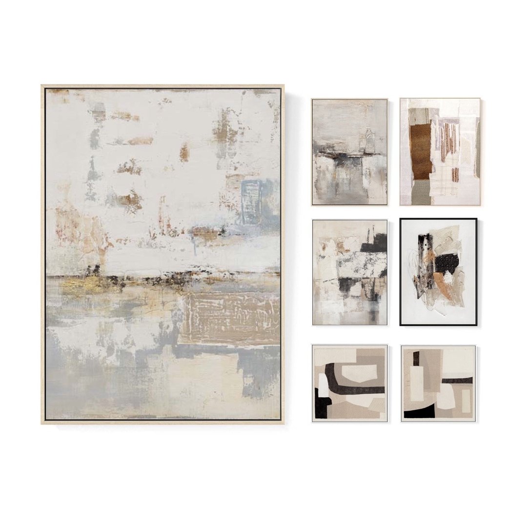 真人手绘系列挂画 - 纯手工绘制/室内装饰壁画/商业大楼挂画/现货 - 海报/装饰画/版画 - 其他材质 多色