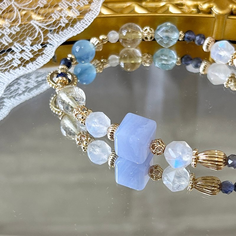 冰川与海平面 - 手链/手环 - 水晶 