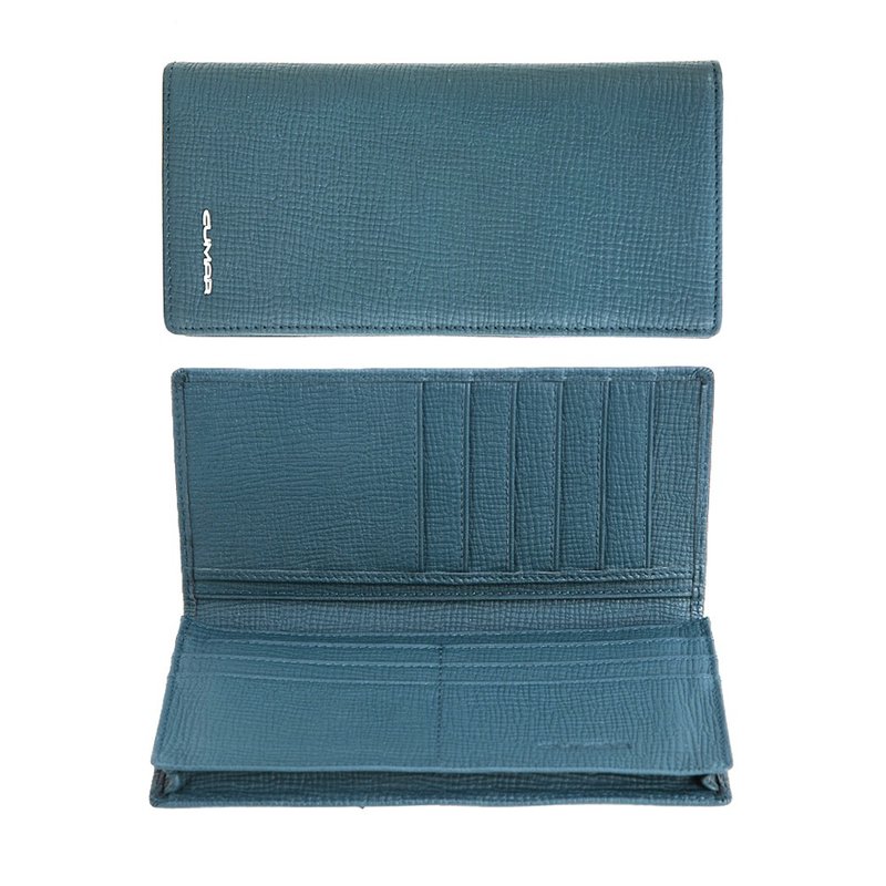 CUMAR RHOMBUS 长夹 - 皮夹/钱包 - 真皮 蓝色