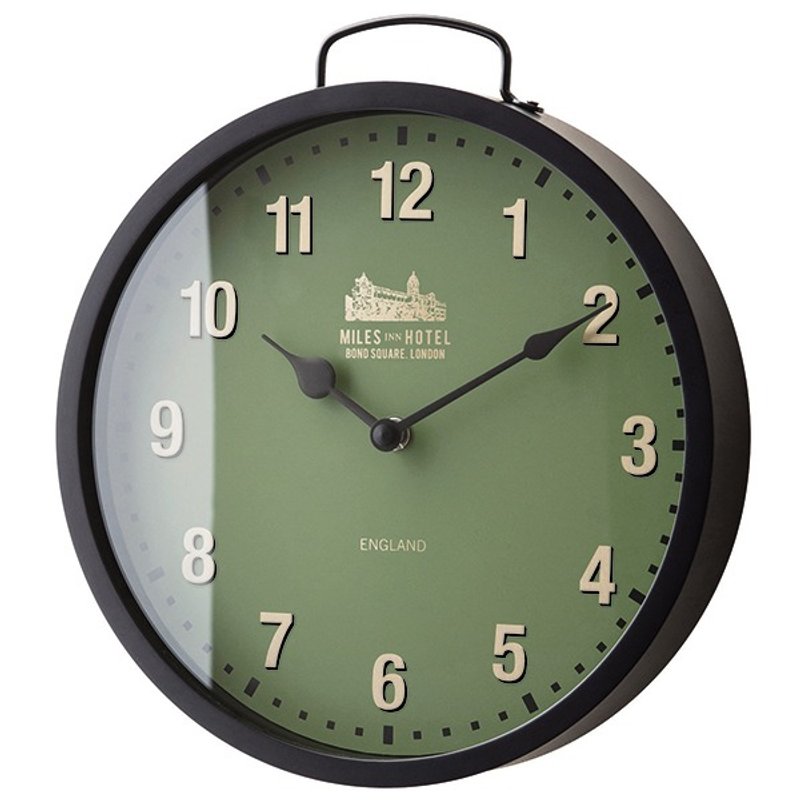 Worlington- 金属手把造型挂钟(绿) - 时钟/闹钟 - 其他金属 绿色