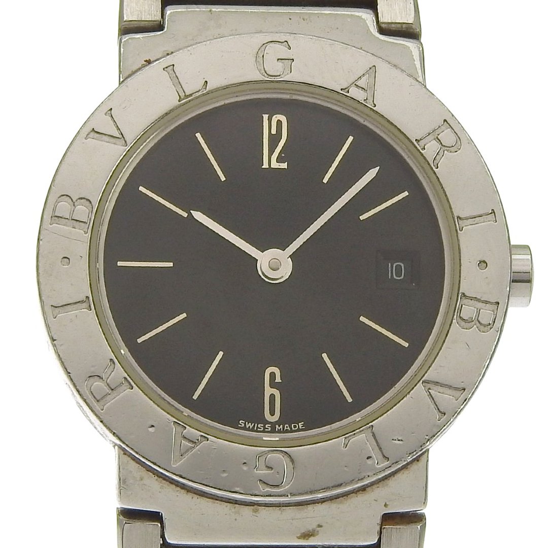 【日本直送】宝格丽 BVLGARI B.zero1 腕表 BB26SSD 不锈钢 石英 指针式显示 黑色表盘 女性【二手】 - 女表 - 不锈钢 黑色