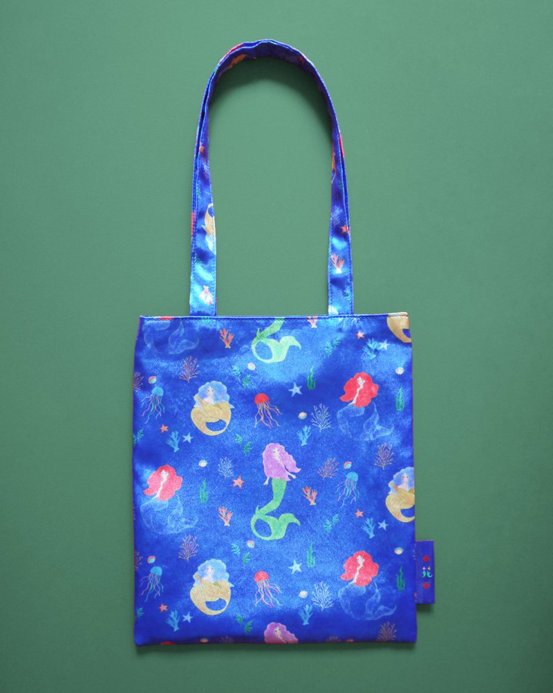 人鱼手提袋 - 手提包/手提袋 - 聚酯纤维 蓝色