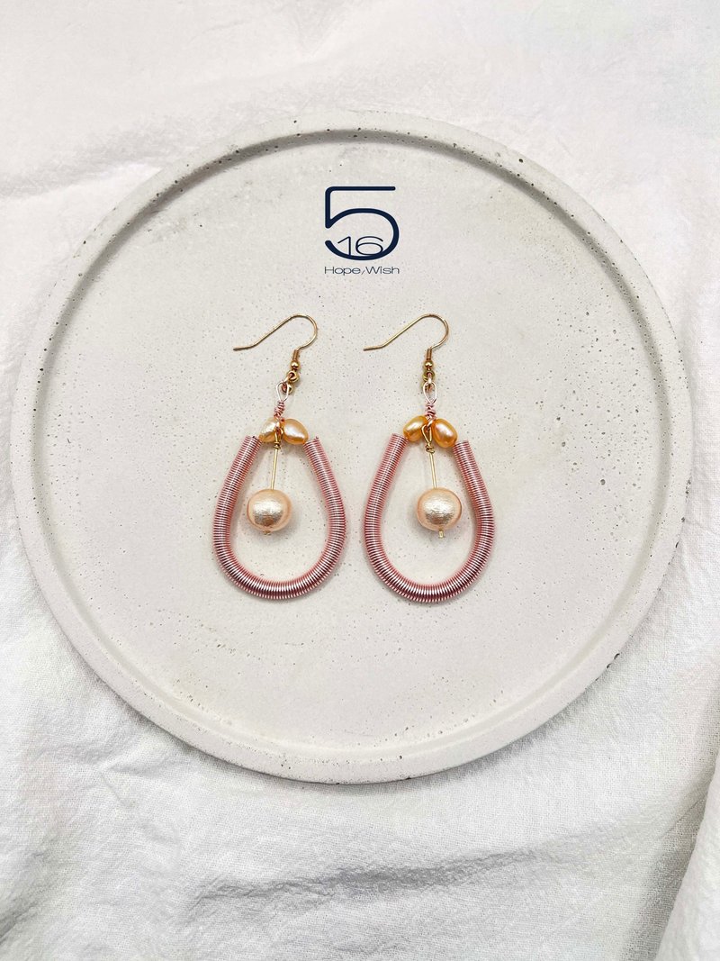 草莓夹心 - 耳环/耳夹 - 宝石 