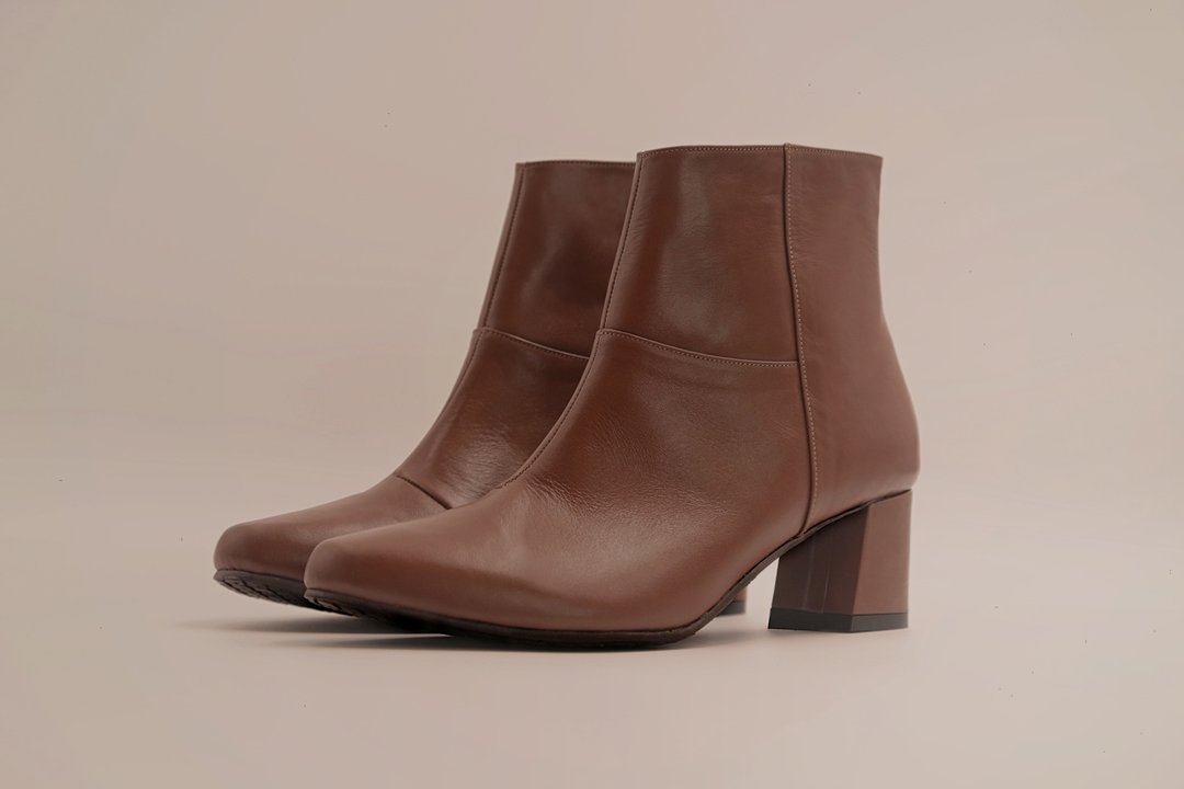 Ańika Boots 中踝靴 (Caramel) 焦糖棕 | WL - 女款短靴 - 真皮 咖啡色