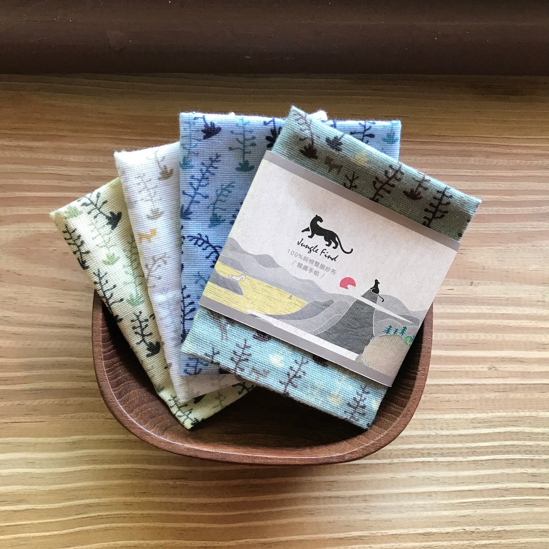 【纯棉亲肤手帕】连江马祖  /自印布故事印花系列 - 毛巾浴巾 - 棉 多色