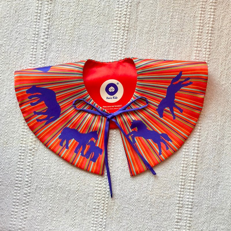 新年限定 烟花小马 - 竹绽万象新 原创 儿童 装饰假领 - 围嘴/口水巾 - 聚酯纤维 多色