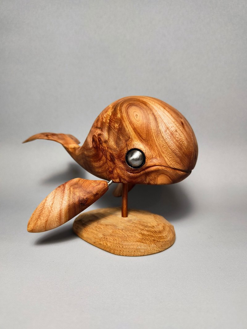 小鲸鱼 - 玩偶/公仔 - 木头 