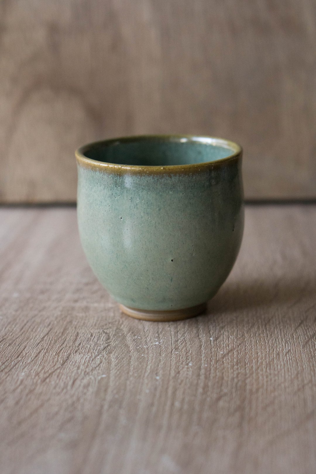 绿意敛口杯 - 其他杯子 - 陶 绿色