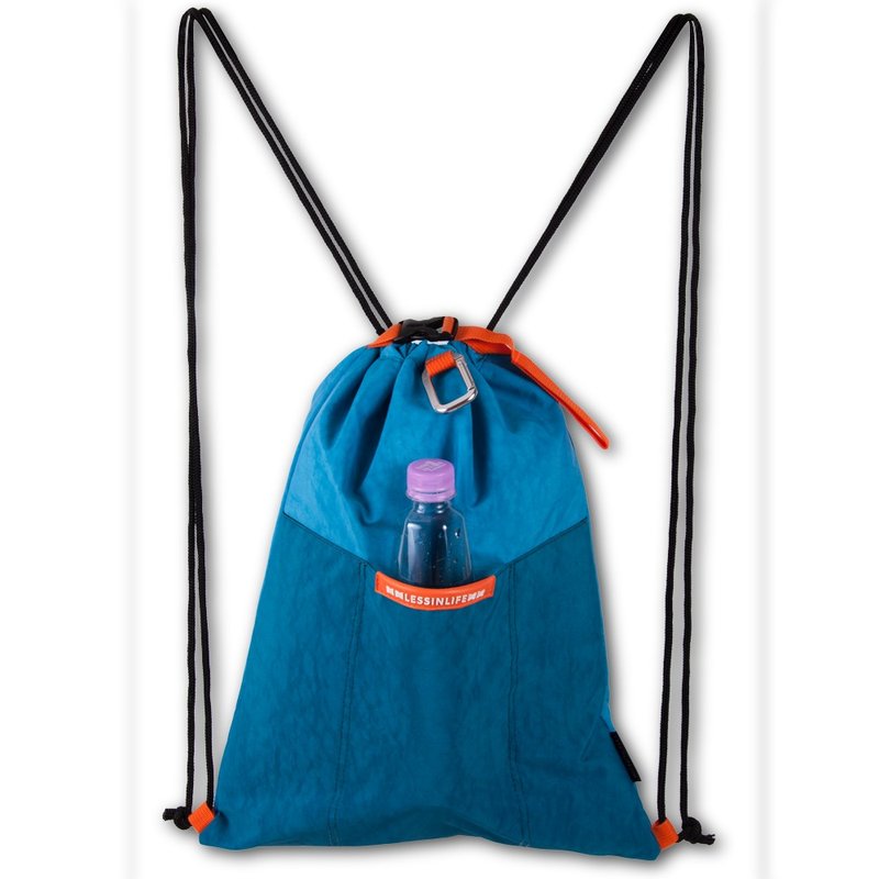 是CAREAN都好用  防水 防盗  蓝色天空 后背束口袋 - 束口袋双肩包 - 聚酯纤维 粉红色