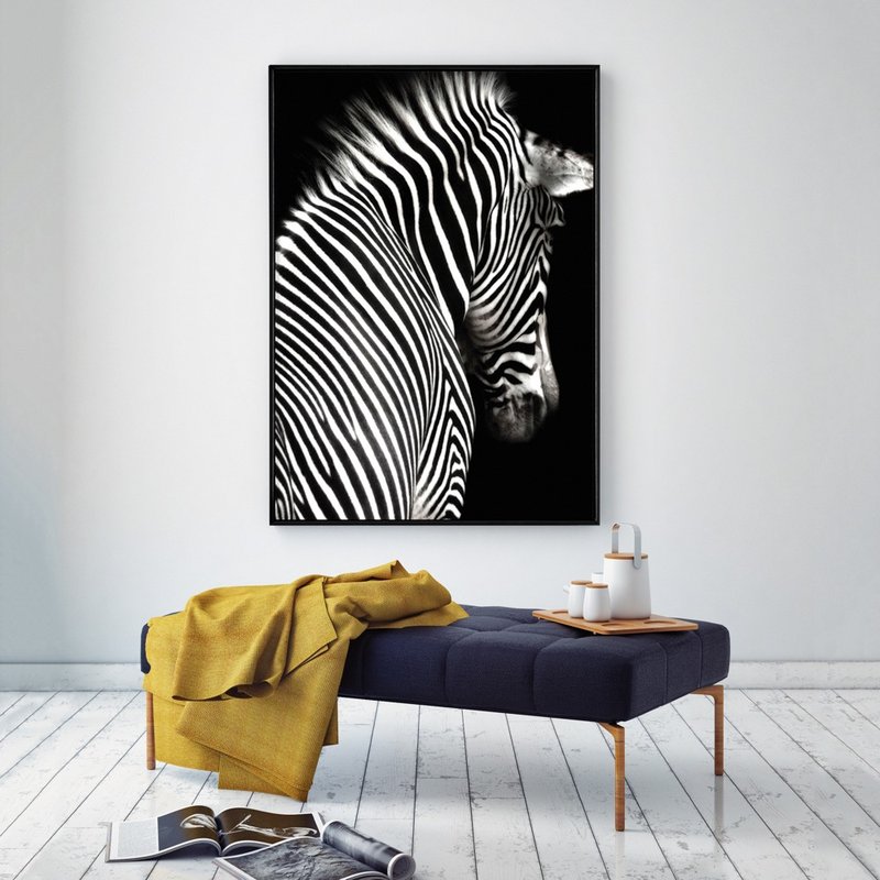 斑马II-客厅挂画装饰/旅店挂画/空间设计/餐厅/北欧画作/卧室装饰 - 海报/装饰画/版画 - 其他材质 多色