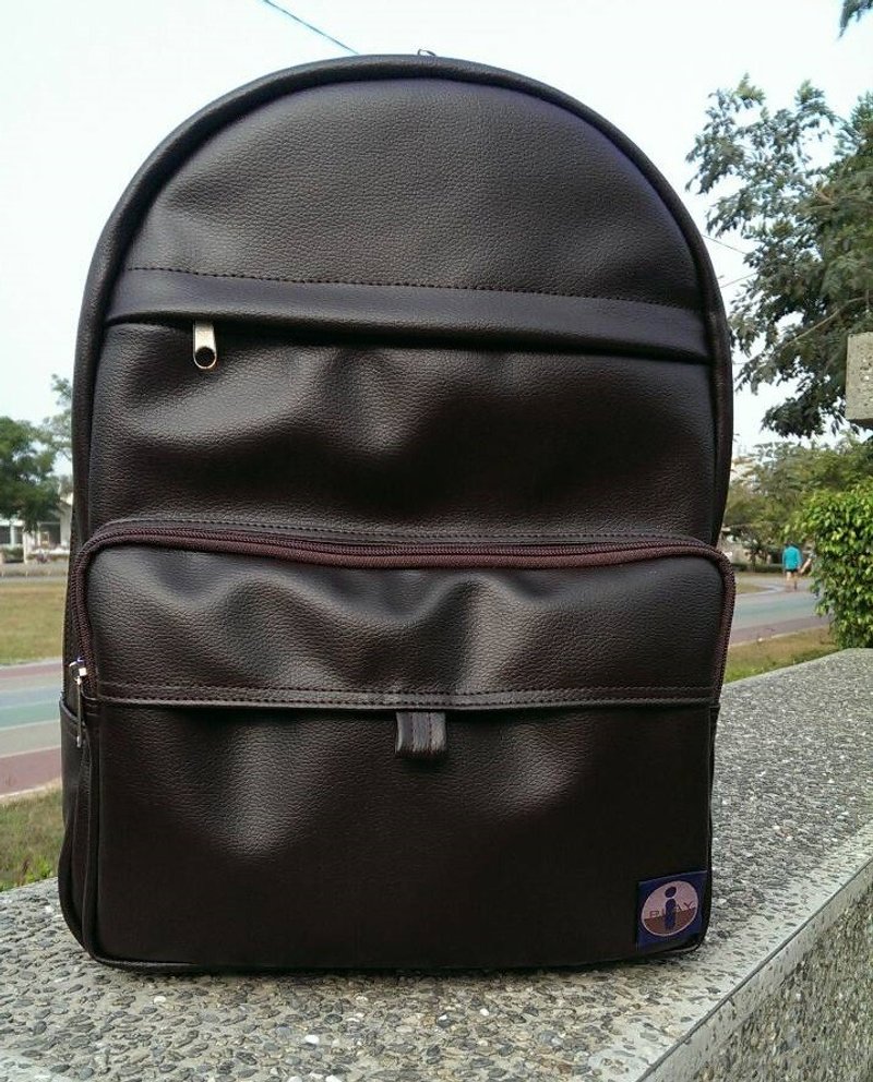 复刻流行后背包(纯手工) 商标已有注册 - 后背包/双肩包 - 其他材质 咖啡色