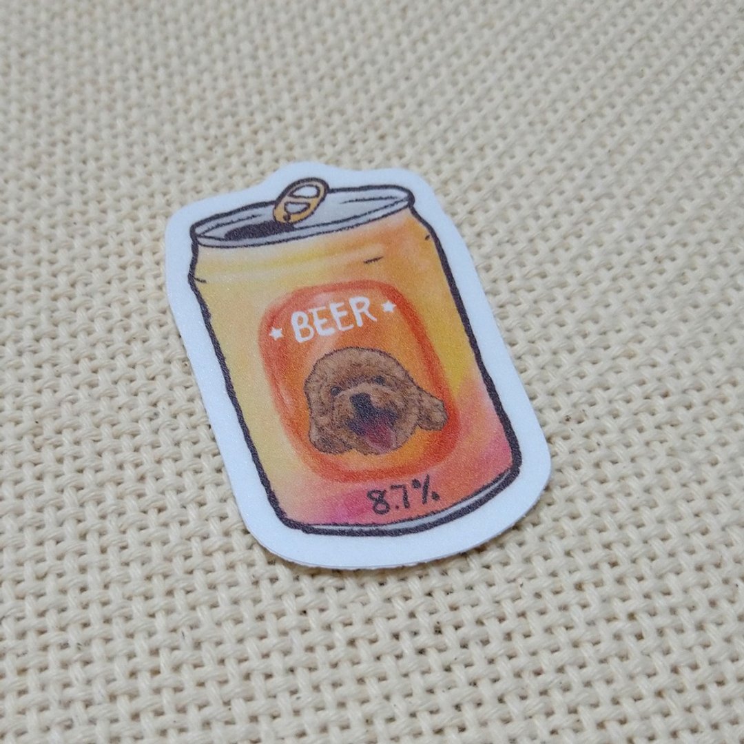 红贵宾啤酒-防水车贴-行李箱贴纸_防水贴纸 - 贴纸 - 防水材质 
