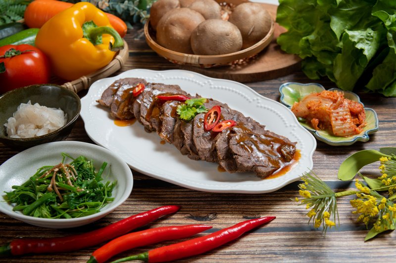 【合家美食】  尼姐家  眷村北北牛腱 - 料理包 - 新鲜食材 白色