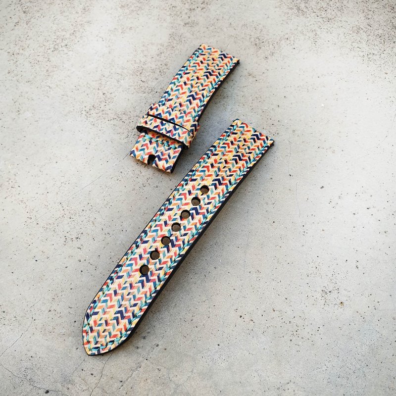 Apple Watch Band 38mm 42mm, HandStitched Handmade, Series 3 - 表带 - 真皮 多色