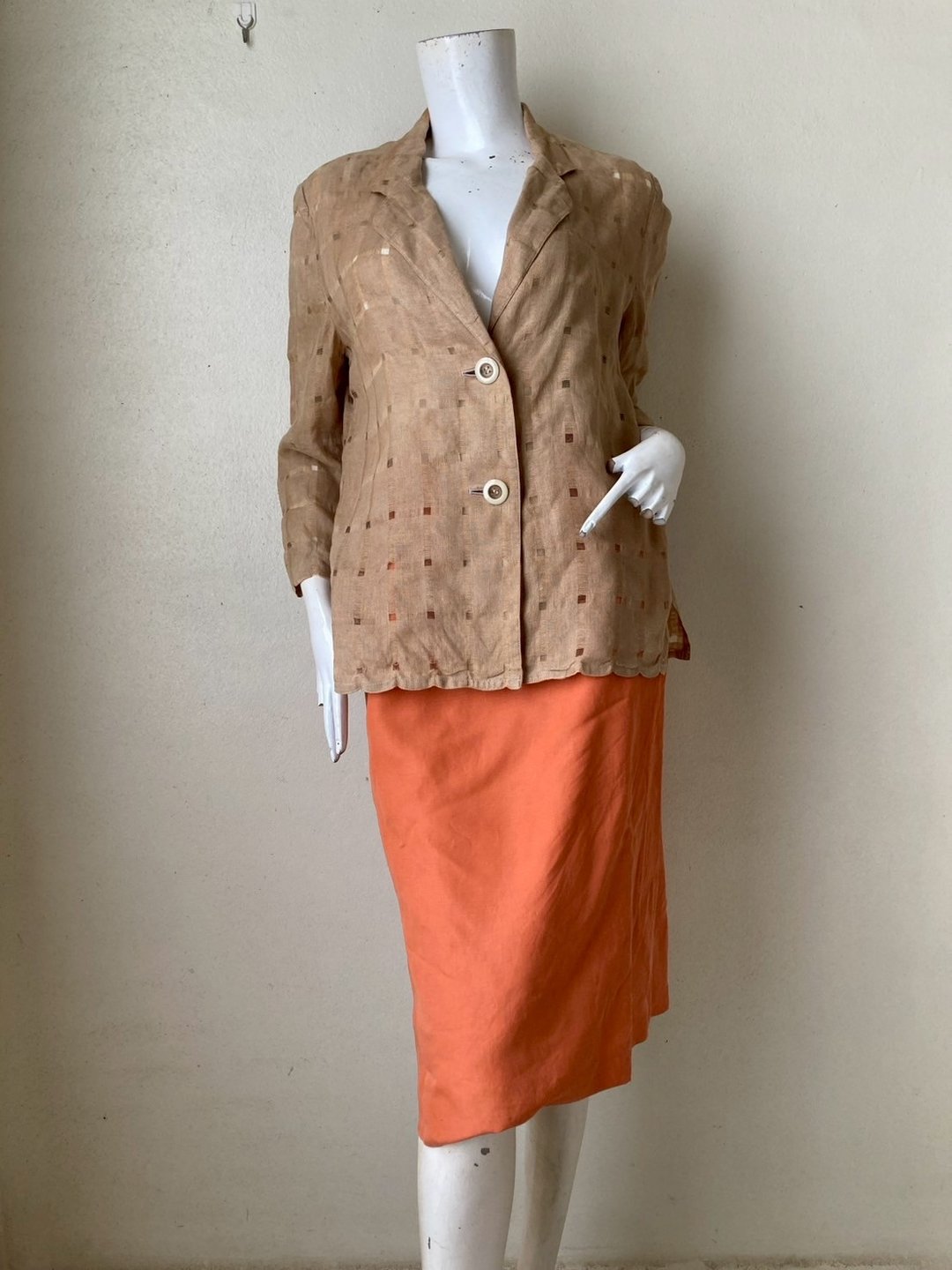 VINTAGE VILANCULOS 女款羊毛衬衫，9 号，适合 S-M 尺寸 - 女装休闲/机能外套 - 其他人造纤维 