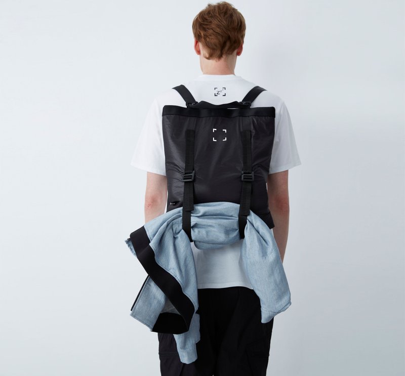 【岁末惊喜】解放双手探索世界 超轻防泼水三用背包托特包手提包 - 后背包/双肩包 - 棉．麻 黑色