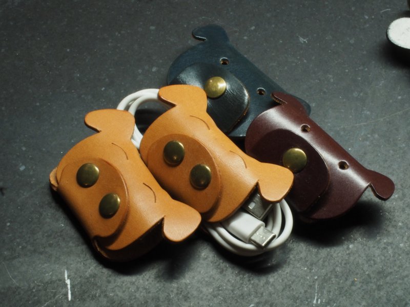 动物集线器丨支持定制化订制丨意大利牛皮手造 - 钥匙链/钥匙包 - 真皮 