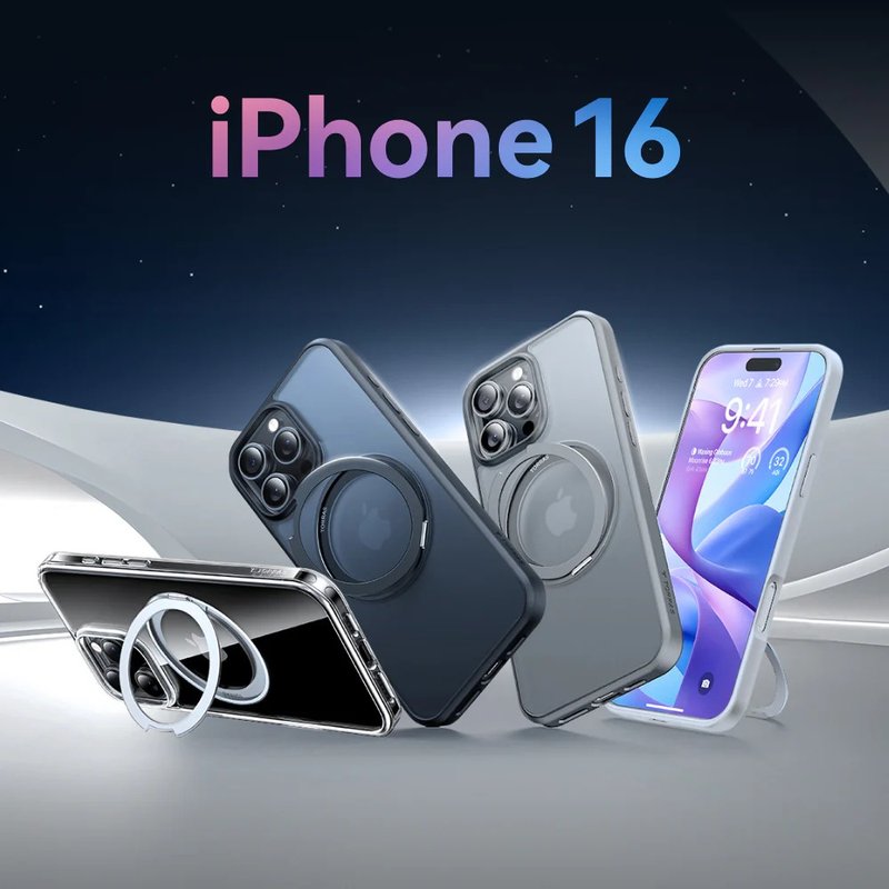 【iPhone 16系列】TORRAS Ostand Pro MagSafe 支架防摔手机壳 - 手机壳/手机套 - 塑料 多色