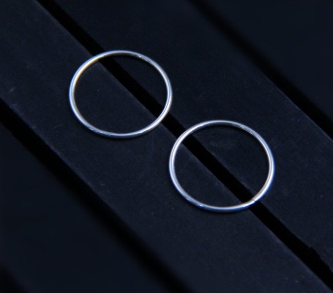 100% Real S 925 Sterling Silver Ultra-thin Joint Rings for Women Fine Jewelry - 戒指 - 纯银 银色