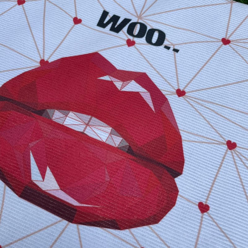 【玛姬不正原创设计】红唇毛巾 | 30*30 cm - 毛巾浴巾 - 聚酯纤维 多色