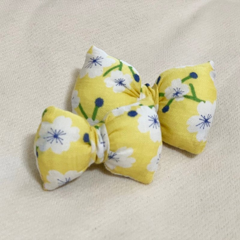 Hanju's羊毛儿。青青河畔草 蝴蝶结 发饰 发夹 儿童发饰 发圈 - 婴儿饰品 - 棉．麻 多色