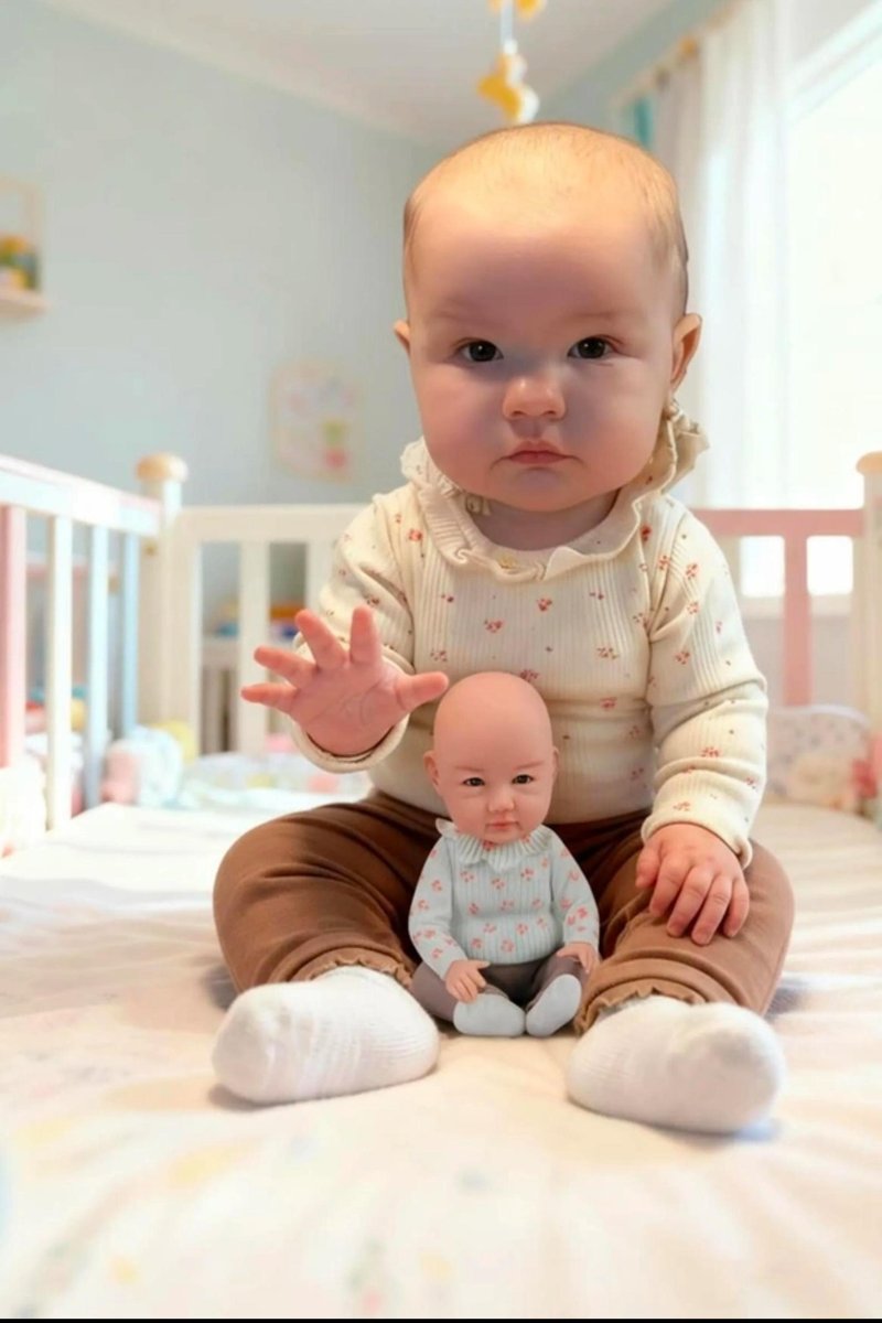 婴儿 宝宝 满月 周岁礼物订制 客制化 人偶 公仔 似颜绘 照片纪念 - 玩具/玩偶 - 粘土 多色