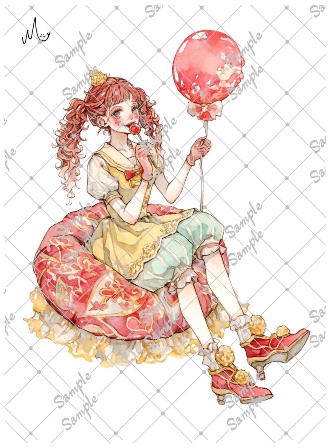 原创人物贴纸 8月新作 - 贴纸 - 纸 