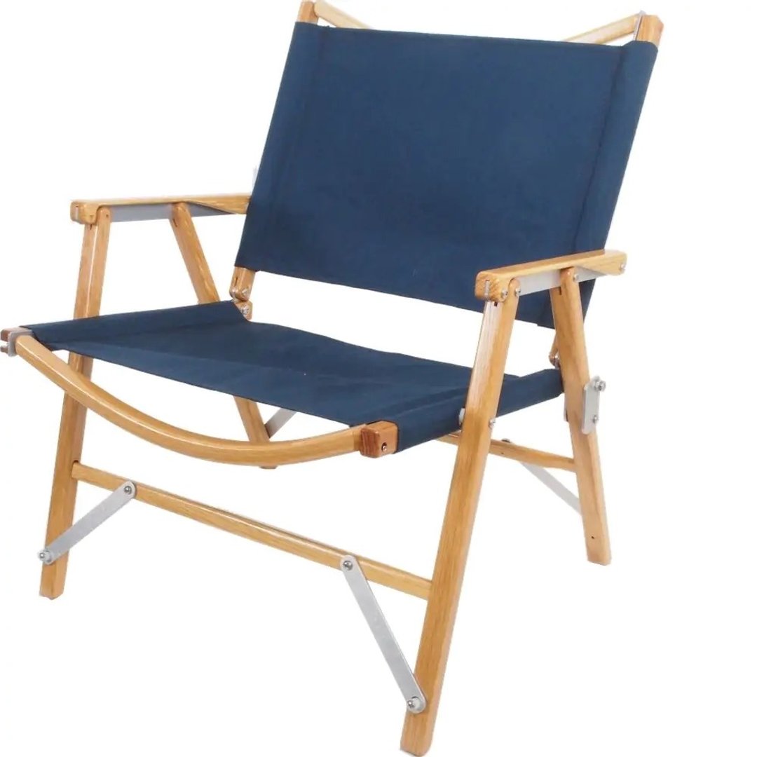 Kermit Wide Chair 白橡木克米特椅宽版(海军蓝) 户外露营 折叠椅 - 露营用品 - 木头 蓝色