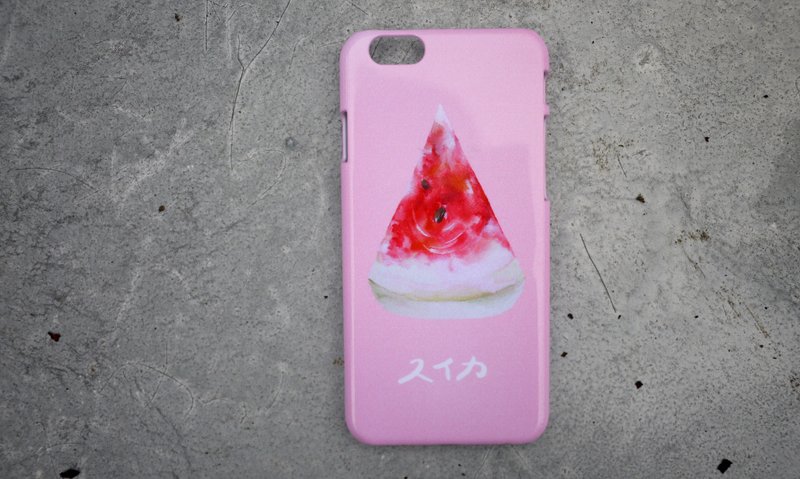 红肉西瓜粉红热转亮硬壳 ／iphone5/5s iphone6/6s　 iphone6plus /6splus - 手机壳/手机套 - 压克力 粉红色