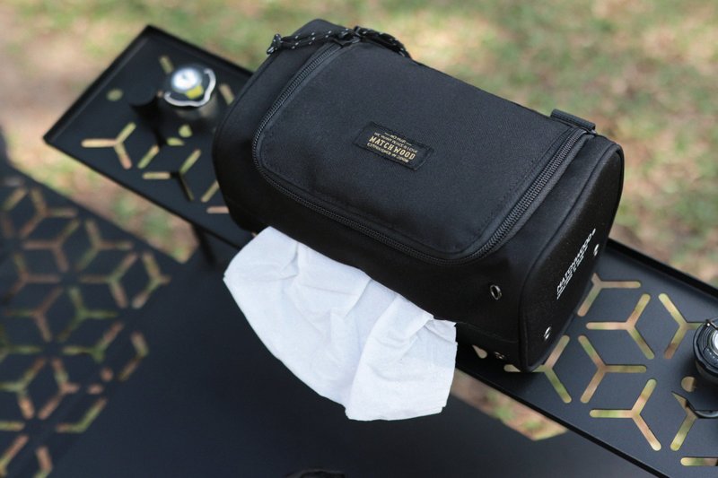 Matchwood Mix Bag 多功能收纳包 露营吊挂面纸套 盥洗包 - 纸巾盒 - 其他人造纤维 绿色