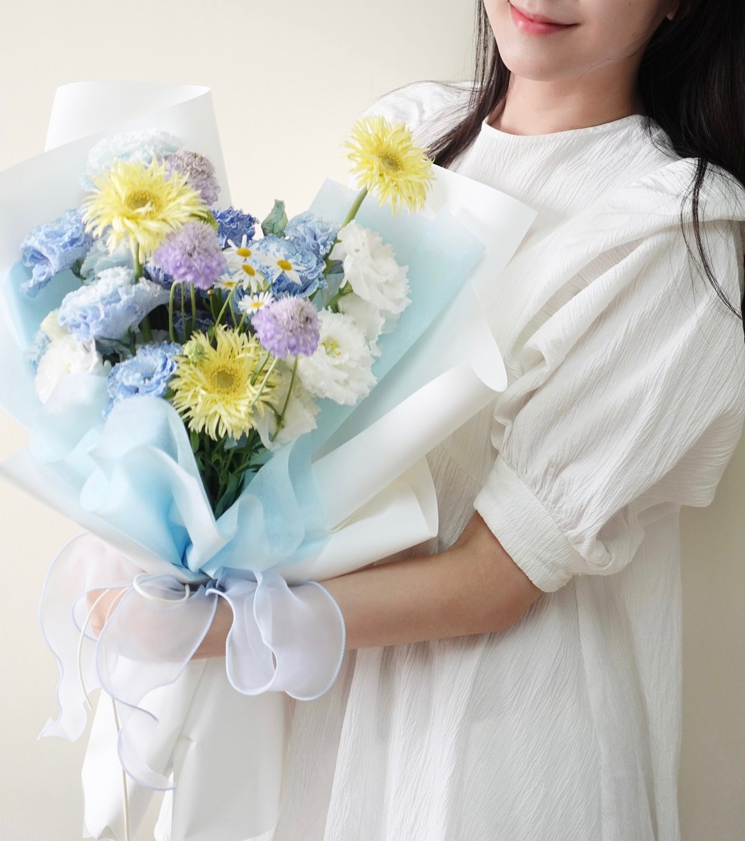 桔梗花束 2023七夕 情人节花束 韩式花束  生日花束 女友礼物 - 植栽/盆栽 - 植物．花 蓝色