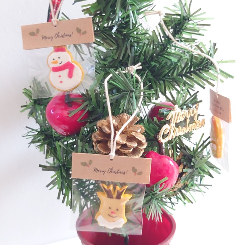 6 件套圣诞装饰品 - 其他 - 粘土 咖啡色