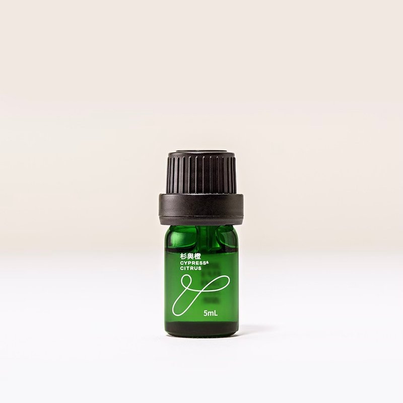 【100%天然植物萃取】嘉明湖忘忧精油 5mL | Cycitrus 杉与橙 - 香薰/精油/线香 - 玻璃 绿色