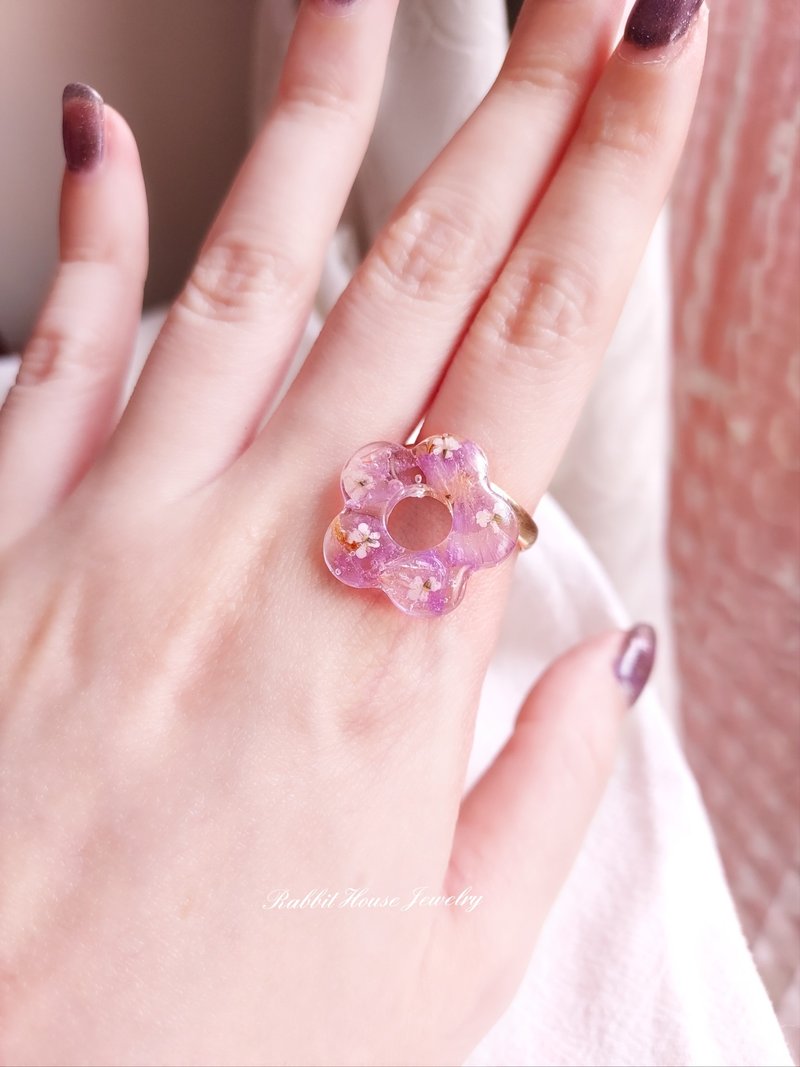 春日喃 | 花朵戒指 - 戒指 - 其他材质 