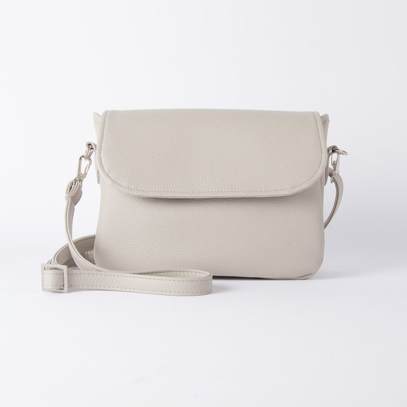 圆圆角侧背包  Dove gray / 鸽子灰 - 侧背包/斜挎包 - 真皮 灰色