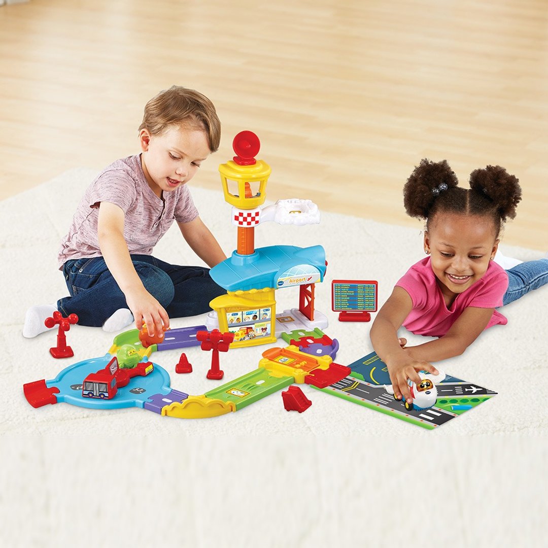 Vtech　嘟嘟车系列-机场航站轨道组 - 玩具/玩偶 - 塑料 