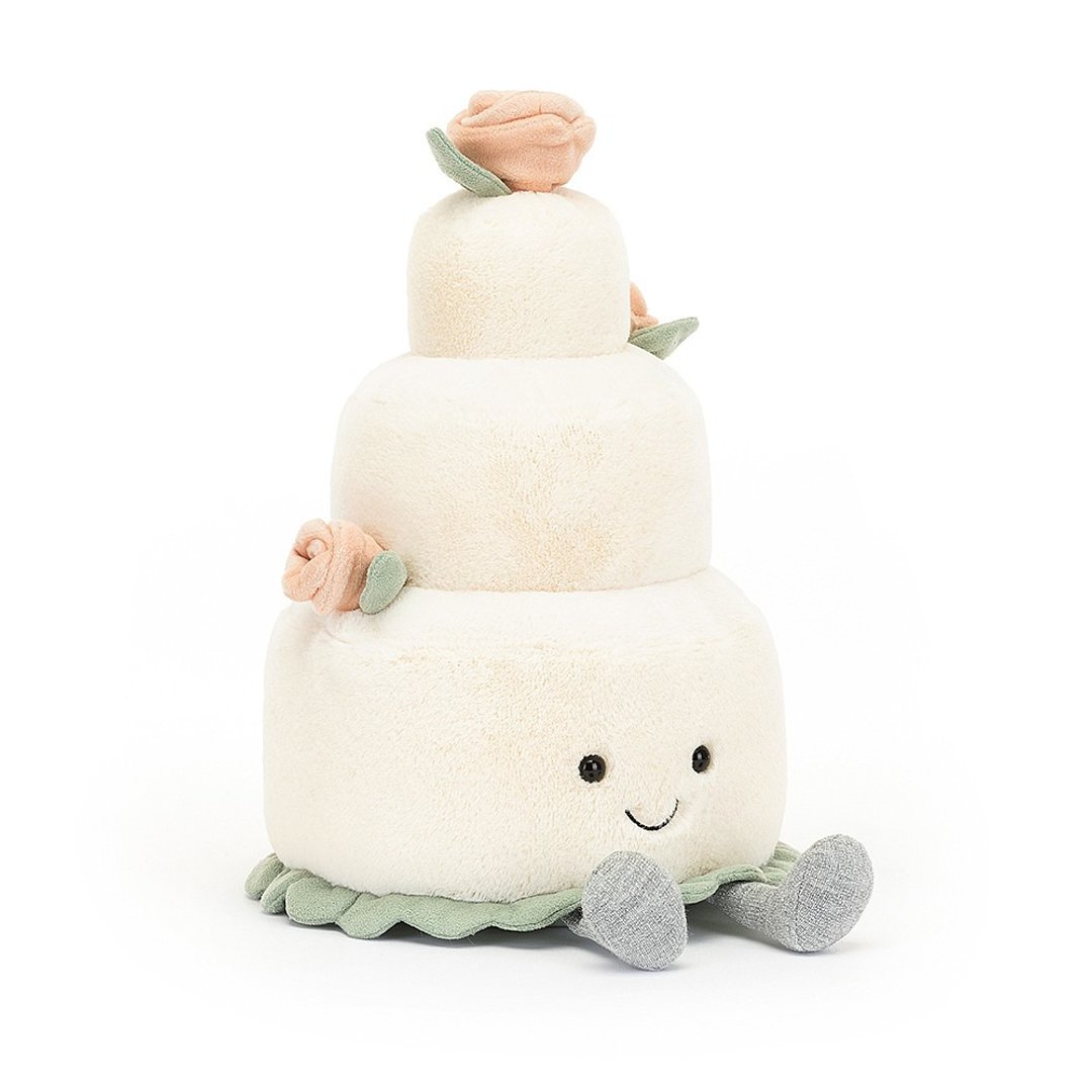 Amuseable Wedding Cake 婚礼蛋糕奶油蛋糕 生日蛋糕玩偶 - 玩偶/公仔 - 聚酯纤维 白色