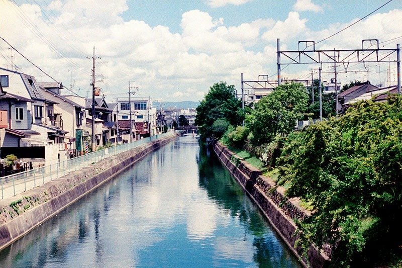 摄影 万用 明信片 - Japan系列 - 鸭川 - 卡片/明信片 - 纸 蓝色