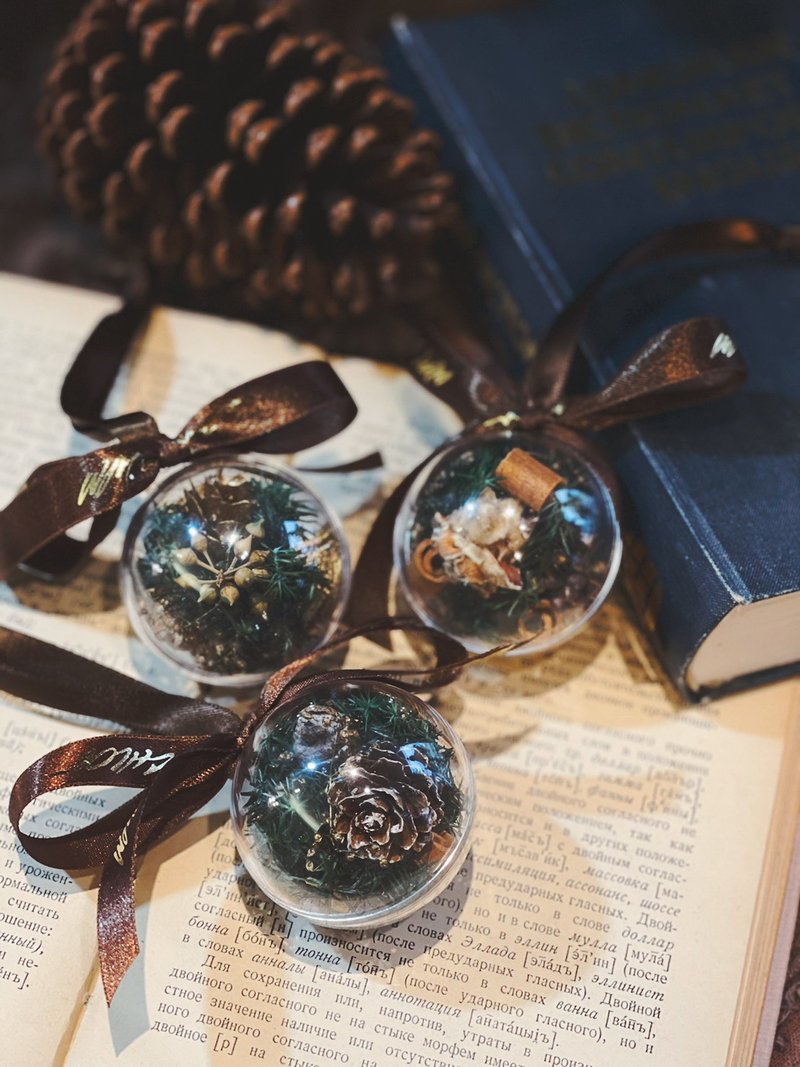 - WM - 圣诞松果球 圣诞礼物 干燥花 干燥果实 花球 压克力花球 - 干燥花/捧花 - 植物．花 