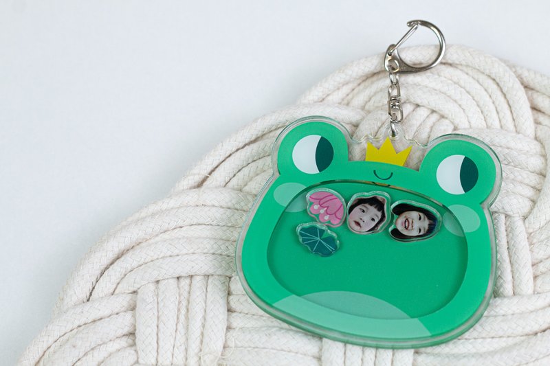 定制礼物 | 定制化摇摇乐钥匙圈 (青蛙王子) - 钥匙链/钥匙包 - 压克力 
