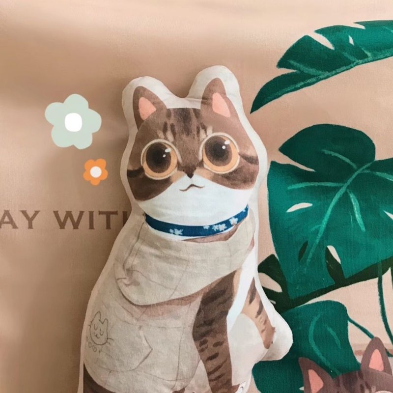 似颜绘订制 造型绒毛抱枕 可定制 宠物 毛小孩 - 订制抱枕/饰品 - 聚酯纤维 多色