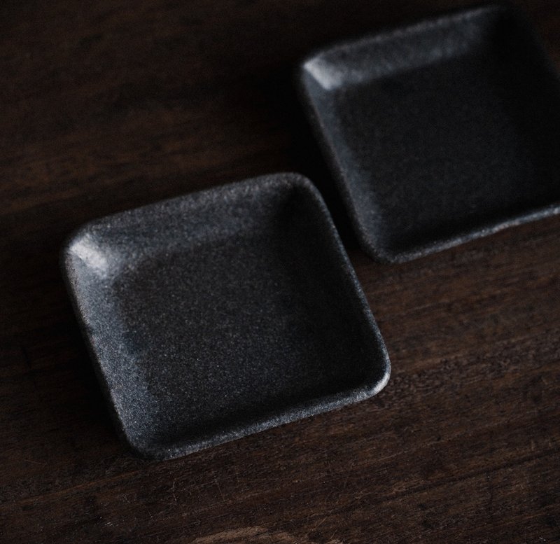 方浅碟  尘星 - 浅碟/小碟子 - 陶 