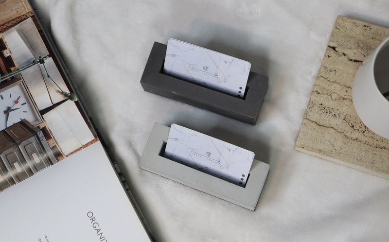 曙MUSE 单孔平面水泥名片架 - 名片架/名片座 - 水泥 多色