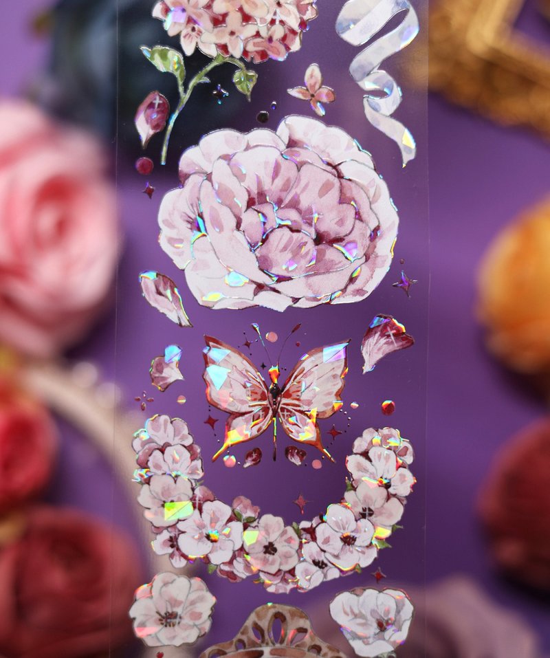 花镜 PET 胶带 特殊工艺琉璃光 - 纸胶带 - 纸 多色