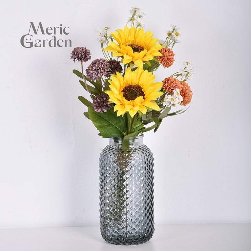 仿真梵高灿日 葵蒲物语花艺花瓶组 Meric Garden - 花瓶/陶器 - 其他人造纤维 黄色
